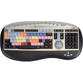 Bella Pro Series 3.0 Editing Keyboard for Avid Media Composer, with USB Ports, for Mac & Windows.