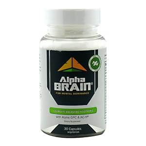 Onnit Alpha Brain Labs Advanced Brain Booster Nootropic Capsules, 30 Count