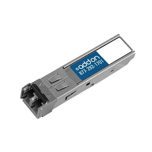 Addon GLC-ZX-SMD-AO Cisco GLC-ZX-SMD Compatible SFP Transceiver - SFP (mini-GBIC) transceiver module ( equivalent to: Cisco GLC-ZX-SMD ) - 1000Base-ZX - LC single mode - up to 49.7 miles - 1550 nm - for Cisco 5760, ME 3600, 3600X 24, 3800, MWR 2941, Supervisor Engine 8