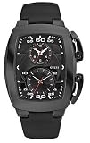 Guess Men's Sport Leather Strap Watch