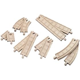 Wooden Thomas & Friends: Straight & Curved Track Expansion Pack