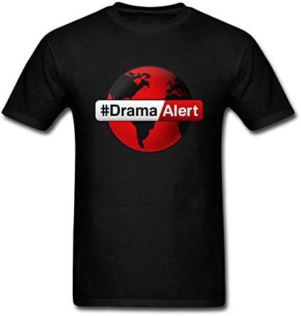 Hkerly Men's DramaAlert Logo T-Shirts