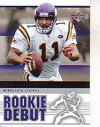 2005 Upper Deck Rookie Debut 52 Sammy Morris Miami Dolphins (Football Cards)