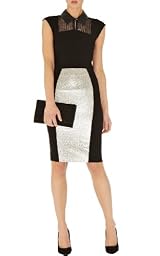 Metallic Jacquard Skirt
