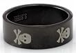 Blackline Skulls Design Stainless Steel Ring by BodyPUNKS (RBS-004)