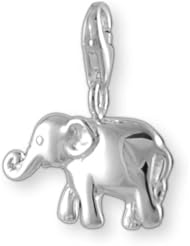 MELINA Charms clip on pendant elephant sterling silver 925