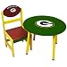 Green Bay Packers Wooden Team Table