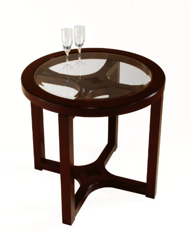 Magnussen Juniper Wood Round End Table
