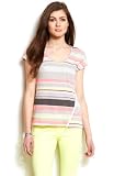 Armani Exchange Womens Short Sleeve Striped Top 41zsgYAmxLL. SL160 Armani Exchange Womens Short Sleeve Striped Top