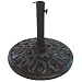 DC America UBP28281-BR Cast Stone Umbrella Base, Made from Rust Free Composite Materials, Bronze Powder Coated Finish