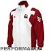 adidas Northern Illinois Huskies Cardinal-White Scorch Full Zip Performance Warm-Up Jacket