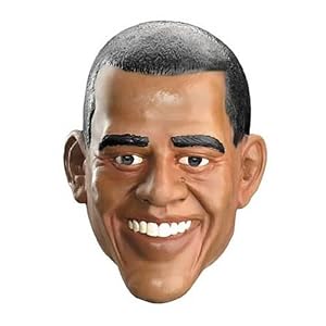 President Barack Obama Vinyl Political Mask Costume NEW