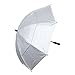 Silver UV Sun Blocking Umbrella w/ Light Pink Contrast Lining, XL 60 in. Windproof Vented Canopy, Auto Open, Includes Free Cover w/ Shoulder Carry Strap, Keeps You Cooler & Also Protects from Rain