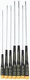 Wiha 27393 Slotted and Phillips Screwdriver Set with Precision ESD Safe Dissipative Handle, 7 Piece 