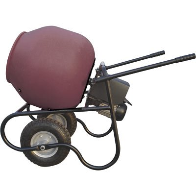 Northern Industrial Portable Cement Mixer with Poly Drum - 35 Cubic Ft Model# PCM350
