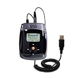 Coiled Power Hot Sync and Charge USB Data Cable w/ Tip Exchange for the Rio Nitrus - Gomadic Brand