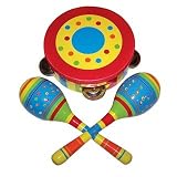 Sassafras Stripe design 3-Piece Music Set