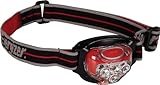 Energizer 4 LED Headlight, Black/Grey/Red, 3AAA