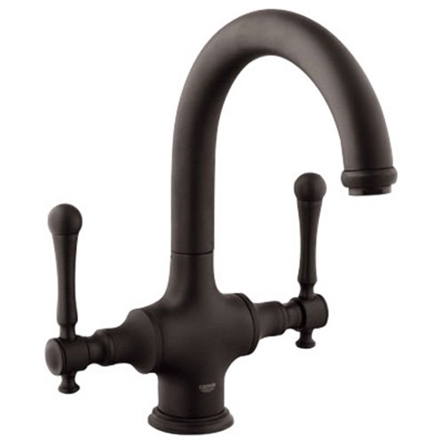 Grohe 31 055 ZB0 Bridgeford High Profile Dual Handle Bar Faucet Oil Rubbed Bronze Carvalho