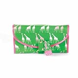 Mud Pie Green Giraffe Hanging Travel Case