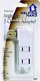 Faucet Queen 85002 WHT 3 Outlet Angle Tap Adapter - White - Case of 6