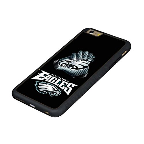 3CGear-iPhone 6s Plus/iPhone 6 Plus TPU Rubber Case Shell Protector for Philadelphia Eagles Fan,with Tempered Glass Screen Protector