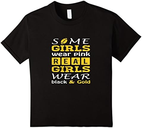 Kids Steeler Football Team FC (All-sex) 6 Black