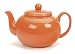 Tangarine Orange 6 cup Stoneware Teapot