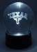 Sports Collectors Guild TexasULEM Texas Logo Etched In Crystal Globe With Lighted Musical Base