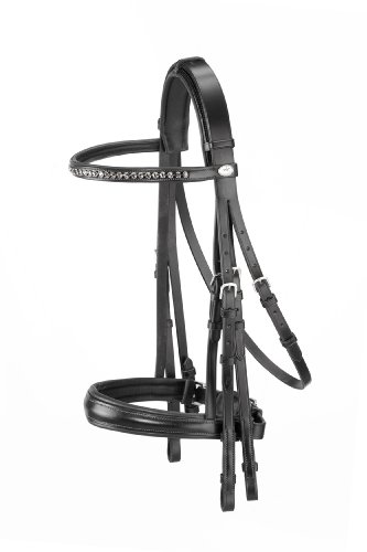 Schockem&ouml;hle Sports Kandare Cadillac, black/silver, Warmblut/Full, 1111-00002_AM Preisvergleich