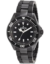 Invicta Womens 1182 Black Ceramic & Black Stainless Steel Watch