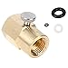 PERA Household Soda Bottle Soda Water Cylinder CO2 Refill Connector Adapter Accessories,Soda CO2 Adapter CGA320 to TR21.4
