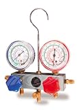 FJC 6697 R134a/R12/R22 Aluminum Dual Manifold Gauge Set