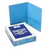 Review ESSELTE PENDAFLEX CORP.  / ESSELTE PENDAFLEX CORP. / ESS53401 / Twin-Pocket Linen Paper Portfolio, Light Blue / Sold as 1 BX