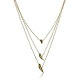 gorjana 3 Petal Gold Plated Necklace