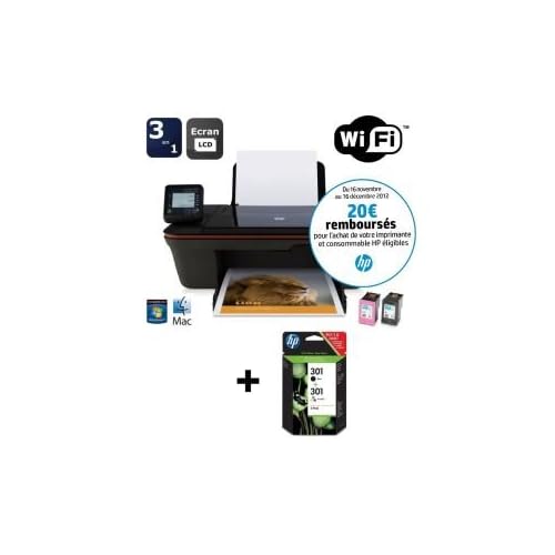 Comparer HP DESKJET 3057A NOIR ARGENT   