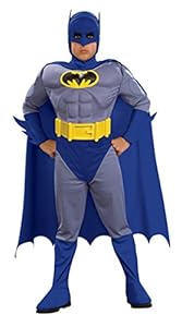 Deluxe Boy's The Brave and The Bold Batman Muscle Chest Costume