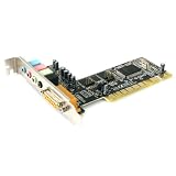 StarTech.com 4 Channel PCI Sound Card with AC97 3D Audio Effects Sound Cards PCISOUND4CH ~ StarTech