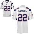 Youth New England Patriots #22 Asante Samuel Replica Road Jersey