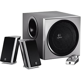 Logitech Z-2300 Z2300 2.1 THX 200W Speaker w/ Subwoofer: Computers &amp; Accessories