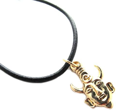 Supernatural Dean Winchester Mask Pendant Necklace Two-sided Pendant 3 Color (Gold)