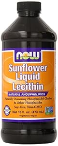Now Foods Sunflower Liquid Lecithin, 16 Ounce