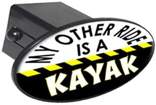 My Other Ride Is A Kayak - 2" Tow Trailer Hitch Cover Plug Insert