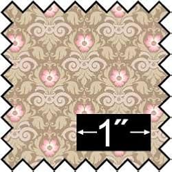 Victorian Kenilworth Silk Fabric for Dollhouse Miniatures