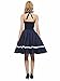 Maggie Tang Women's 1950s Halter Vintage Rockabilly Dress