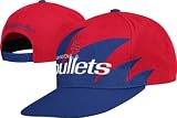 Washington Bullets Mitchell & Ness Shark Tooth Vintage Snap Back Hat