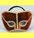 Venetian Red Velvet 1/2 Mask