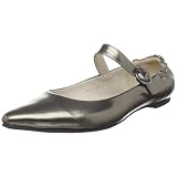 ALL BLACK Womens Pointy Jane Mary Jane Flat