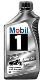 Mobil 1 98JF21 V-Twin 20W-50 Synthetic Motor Oil for Motorcycle - 1 Quart