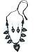 Handmade Jewellery Necklace and Earing In Terracota Handcrafted Unique Gift For Her